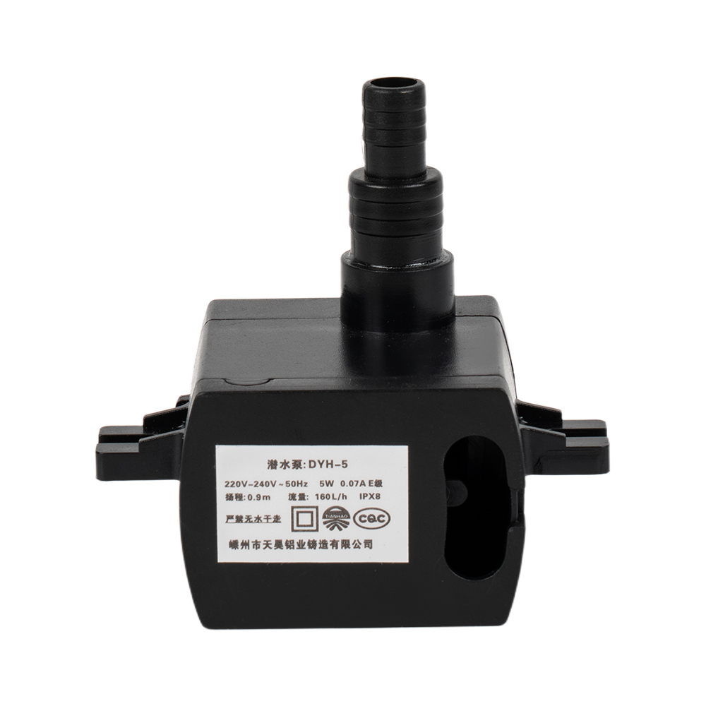 Pompe à eau 5W anti-brûlure à sec DYH-5 avec conception au pied pour appareils électriques